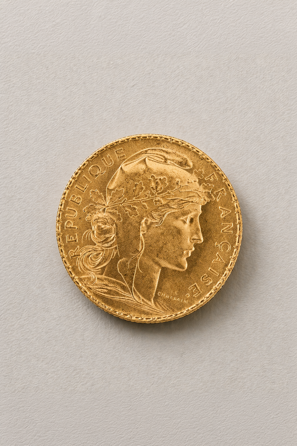 Pièce d'or Marianne Coq 20 francs