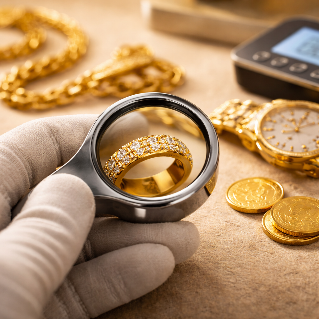 Protocole d'expertise des objets en or