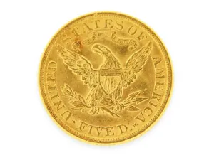 Pièce Or 5 Dollars US