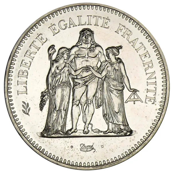 Pièces Argent 50 Francs Hercule - Lot de 10 pièces