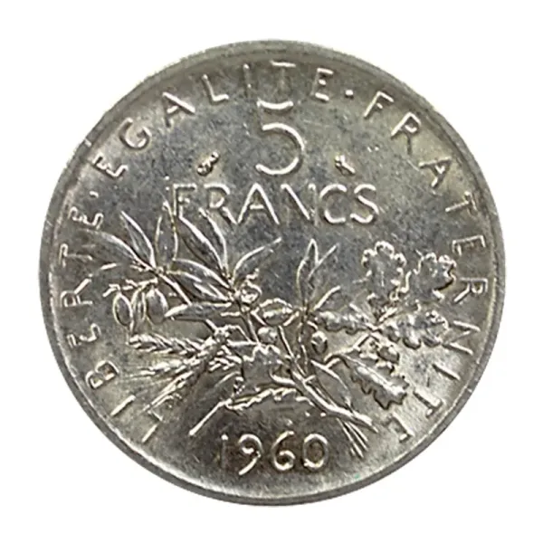 Pièces Argent 5 Francs Semeuse - Lot de 10