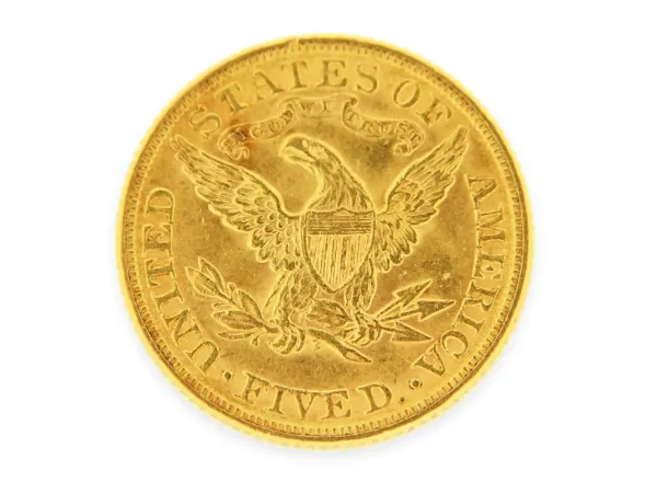 Pièce Or 5 Dollars US