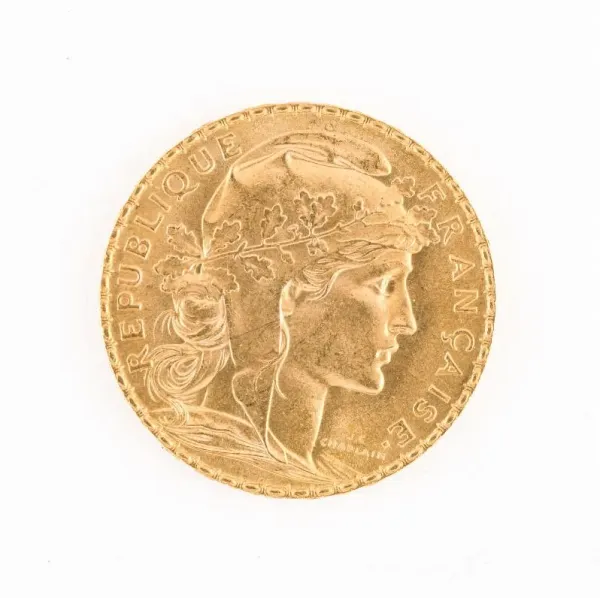 Pièce Or 20 Francs Marianne Coq