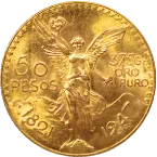 pièce de monnaie 50 pesos par Or en Cash