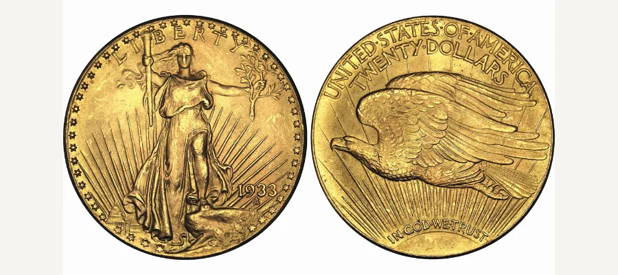 20 dollars Double Eagle Saint-Gaudens 1933