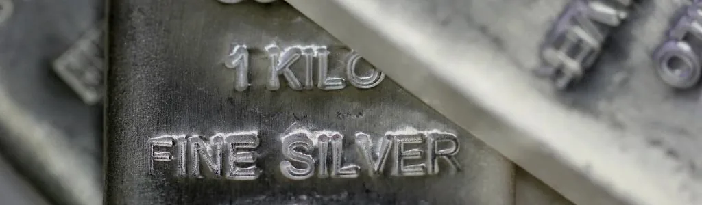 Lingot d'argent pur 1 kilo