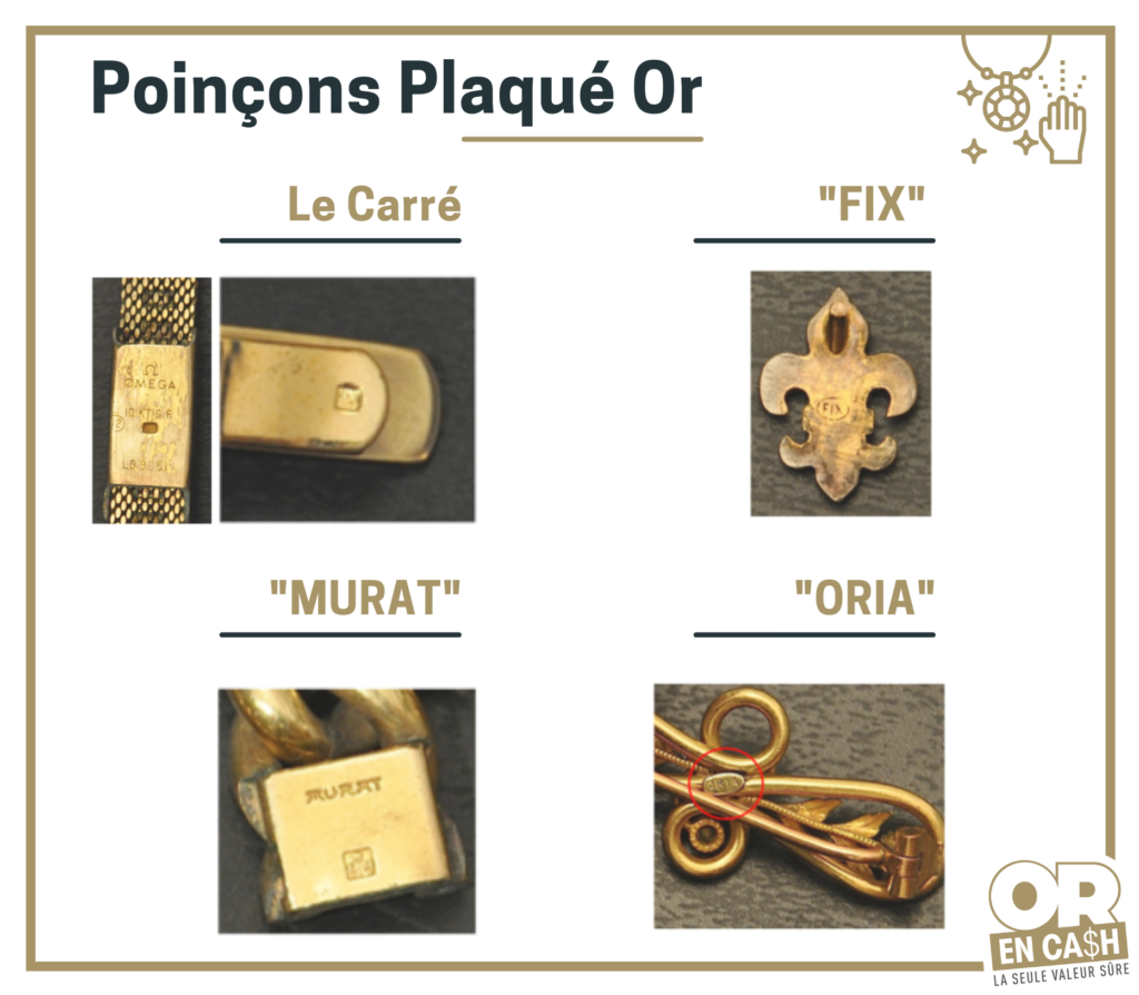 Ancienne épingle à Cravate Plaque Or – Poinçon ORIA, Bel état