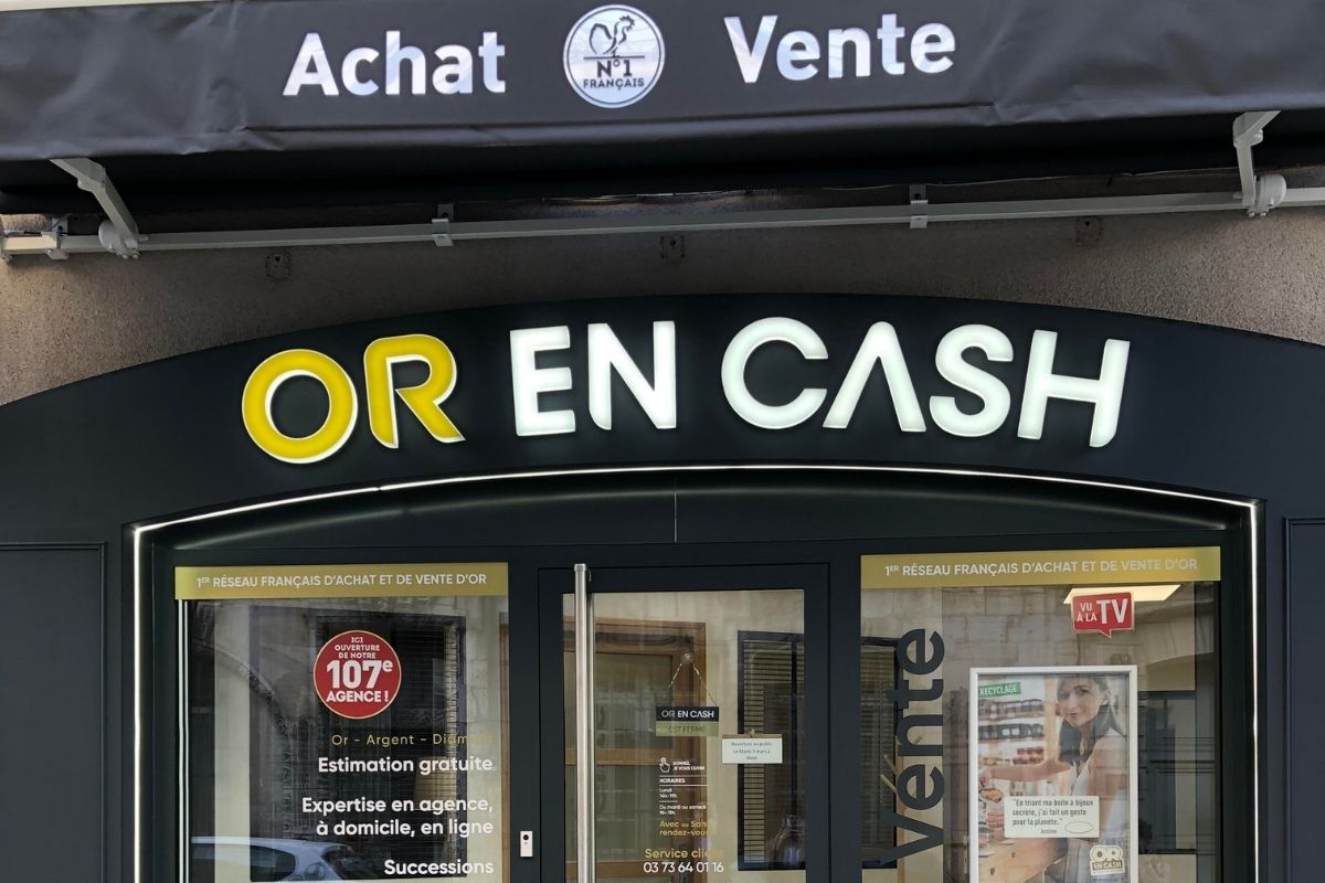 Agence Or en Cash devanture